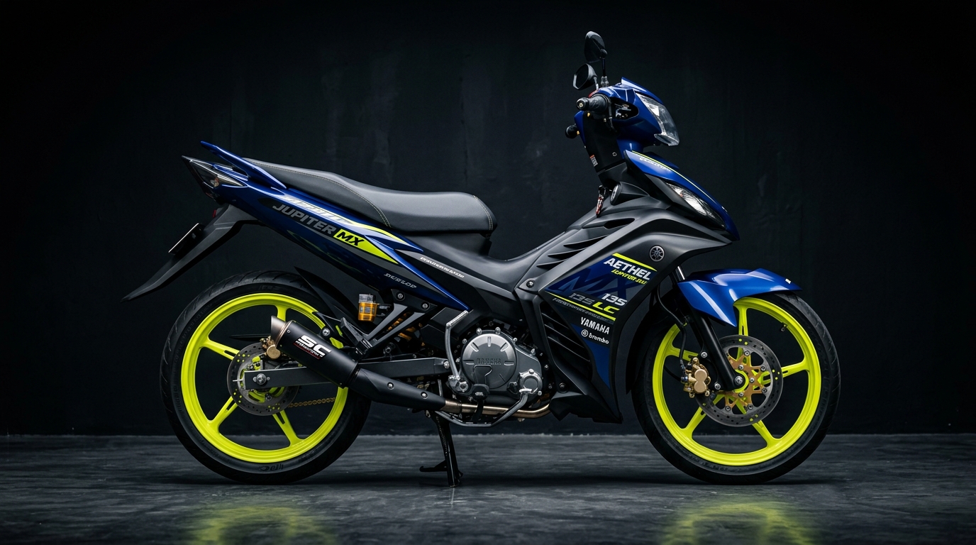 Key Visual Motor Moped Bebek